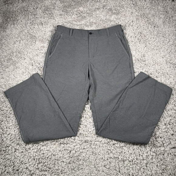 Nike‎ Golf Pants Mens 32x32 Dark Gray Dri Fit Performance Tech Chino - Picture 5 of 14